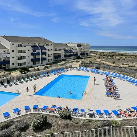 Lejlighed Bleu Marine - Familial Pour 6 Personnes, Vue Sur L'ocean, Avec Piscine Lacanau-ocean Mae-0901